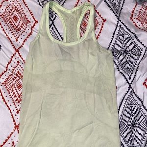 LULULEMON RACERBACK TANK- LIGHT GREEN